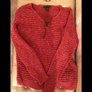 Womens coral sweater